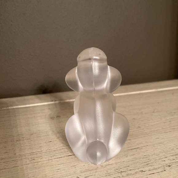 Vintage Frosted Glass Poodle - Picture 6 of 8